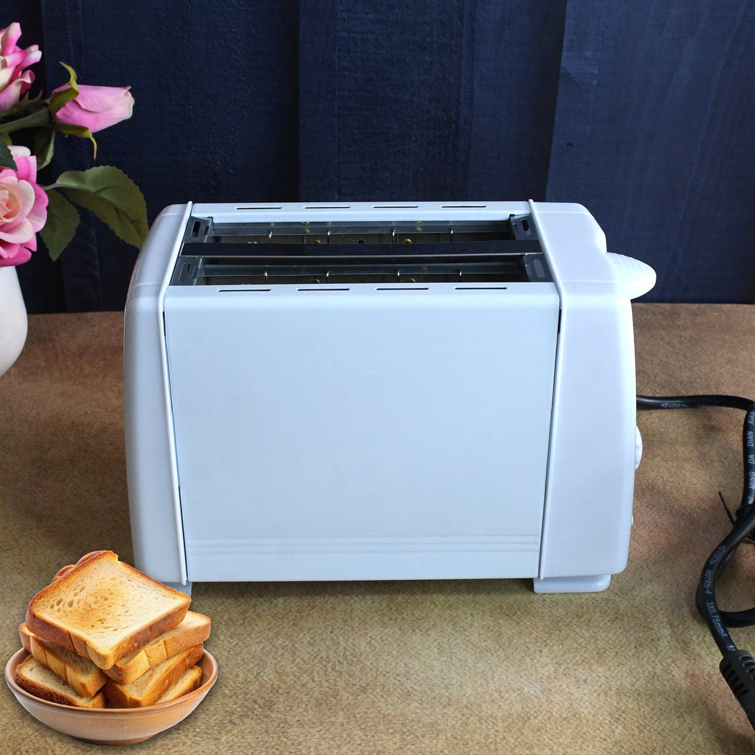 Electric Toaster Machine, Multifunctional Automatic Bread Machine (650 Watt / 1 Pc) thumbnail 1