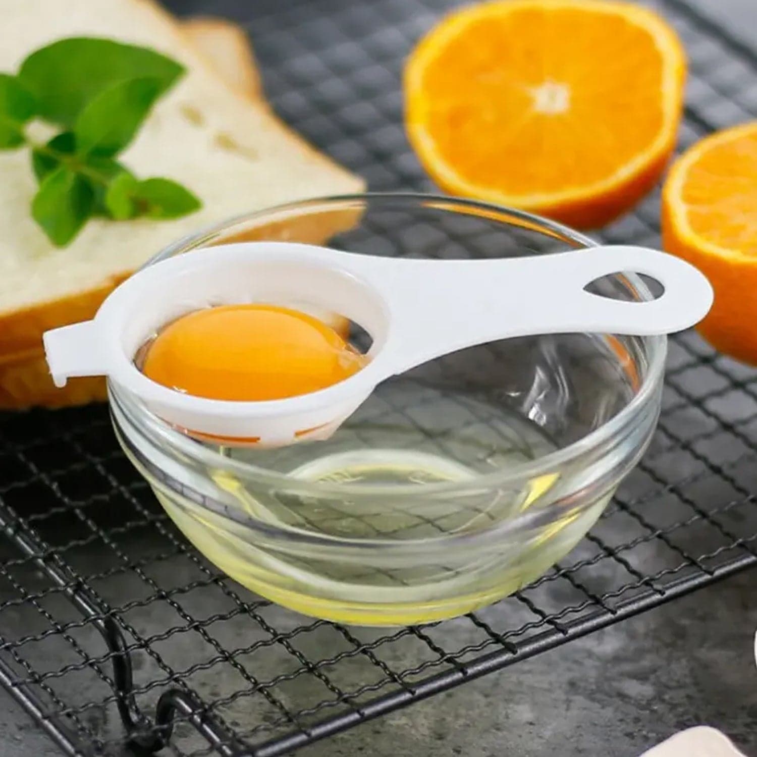 Plastic Egg Yolk Separator, Egg White Yolk Filter Separator (1 Pc) thumbnail 3