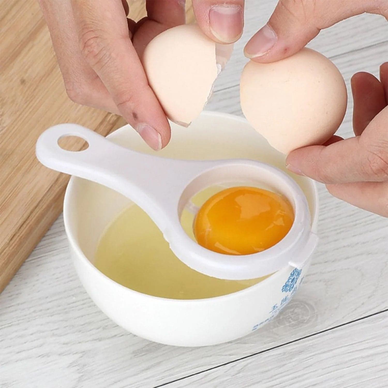Plastic Egg Yolk Separator, Egg White Yolk Filter Separator (1 Pc) thumbnail 7