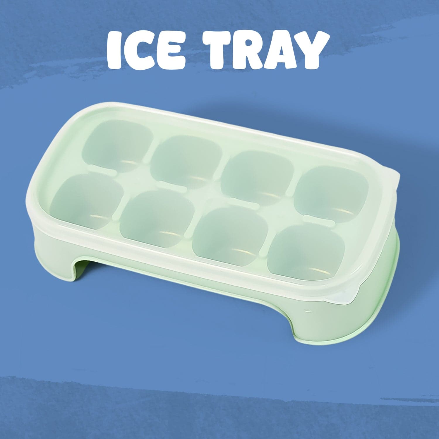 Ice Mold, 8 Grid Food Grade Portable Plastic Ice Tray (1 Pc / 15—8 Cm) thumbnail 2