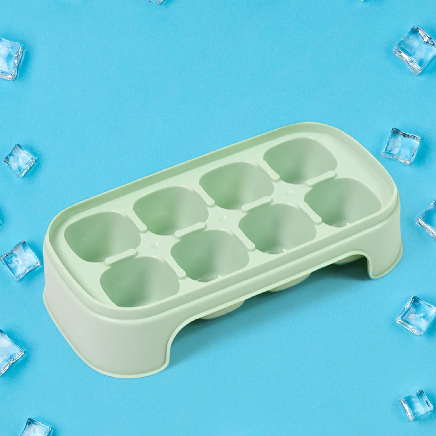 Ice Mold, 8 Grid Food Grade Portable Plastic Ice Tray (1 Pc / 15—8 Cm) thumbnail 5