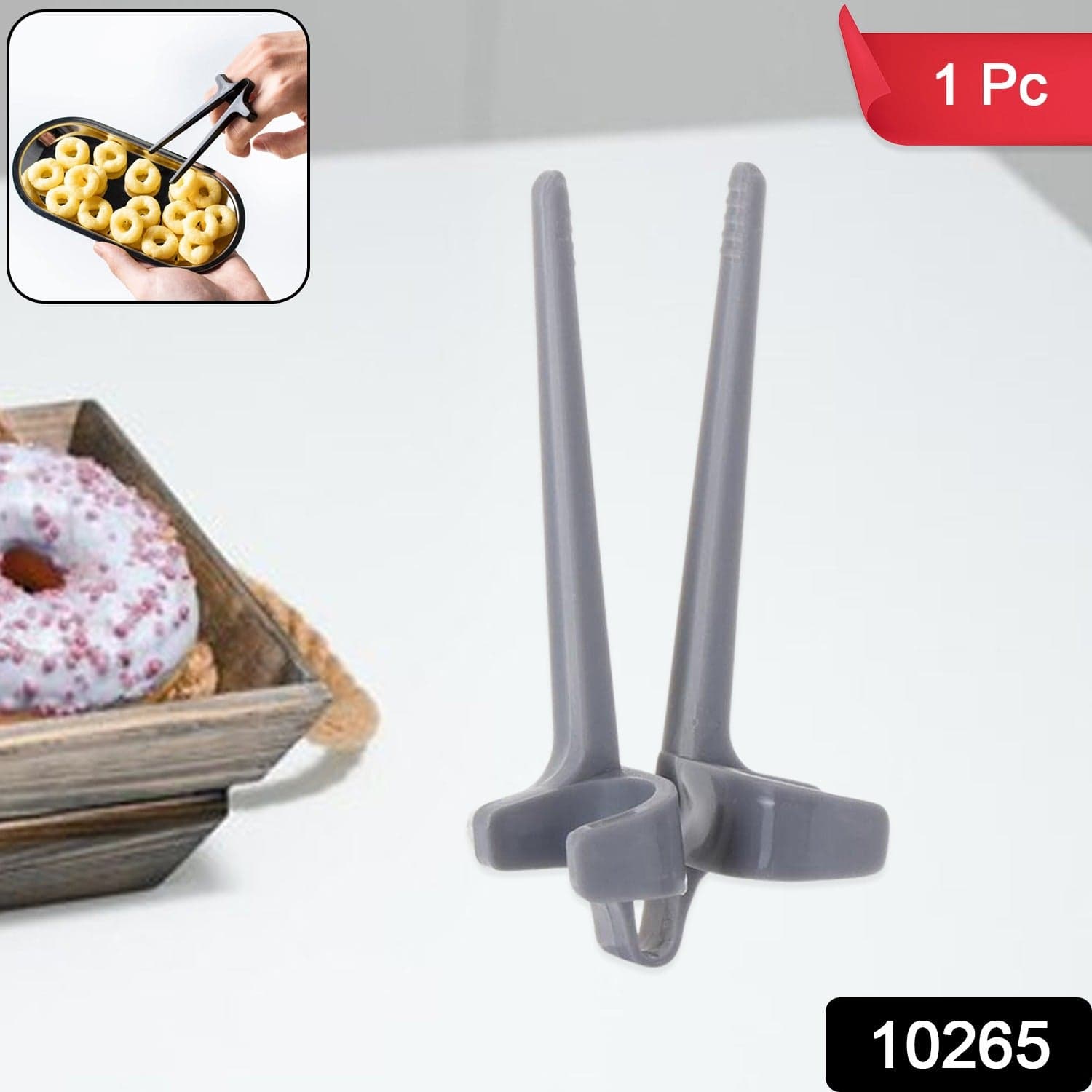 Plastic Finger Chopsticks for Gamers, Snack Clips (1 Pc) thumbnail 2