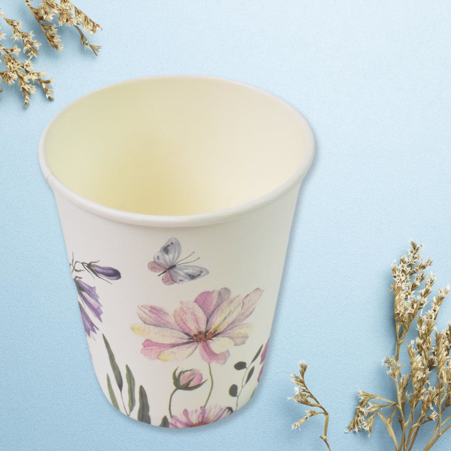 Disposable Paper Cups, Disposable Tea, Coffee Cups (24 Pcs Set / Mix Color & Design) thumbnail 4