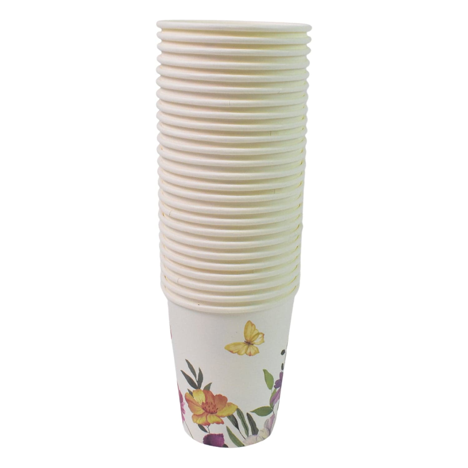 Disposable Paper Cups, Disposable Tea, Coffee Cups (24 Pcs Set / Mix Color & Design) thumbnail 5