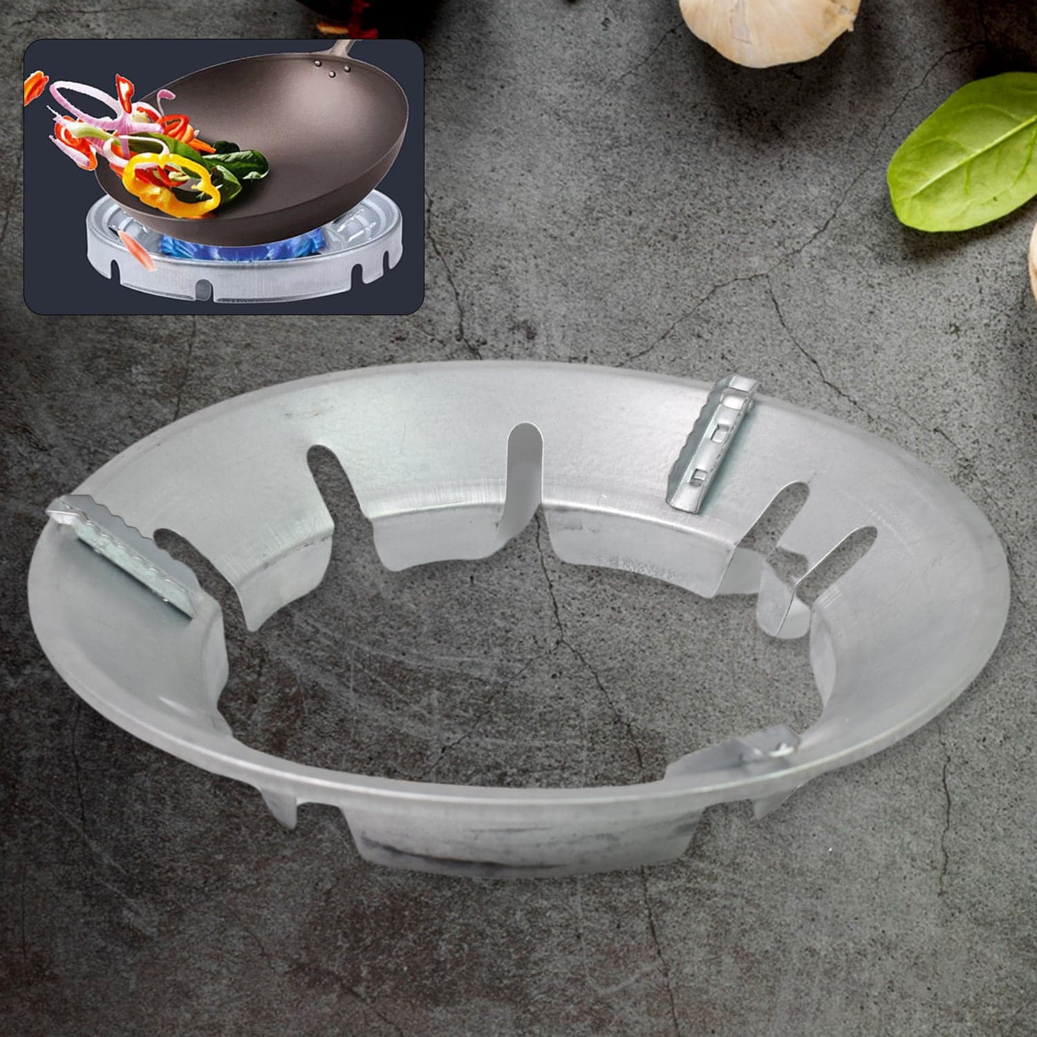 Gas Stove Burner Cover / Stand (221 Gm / 1 Pc) thumbnail 1