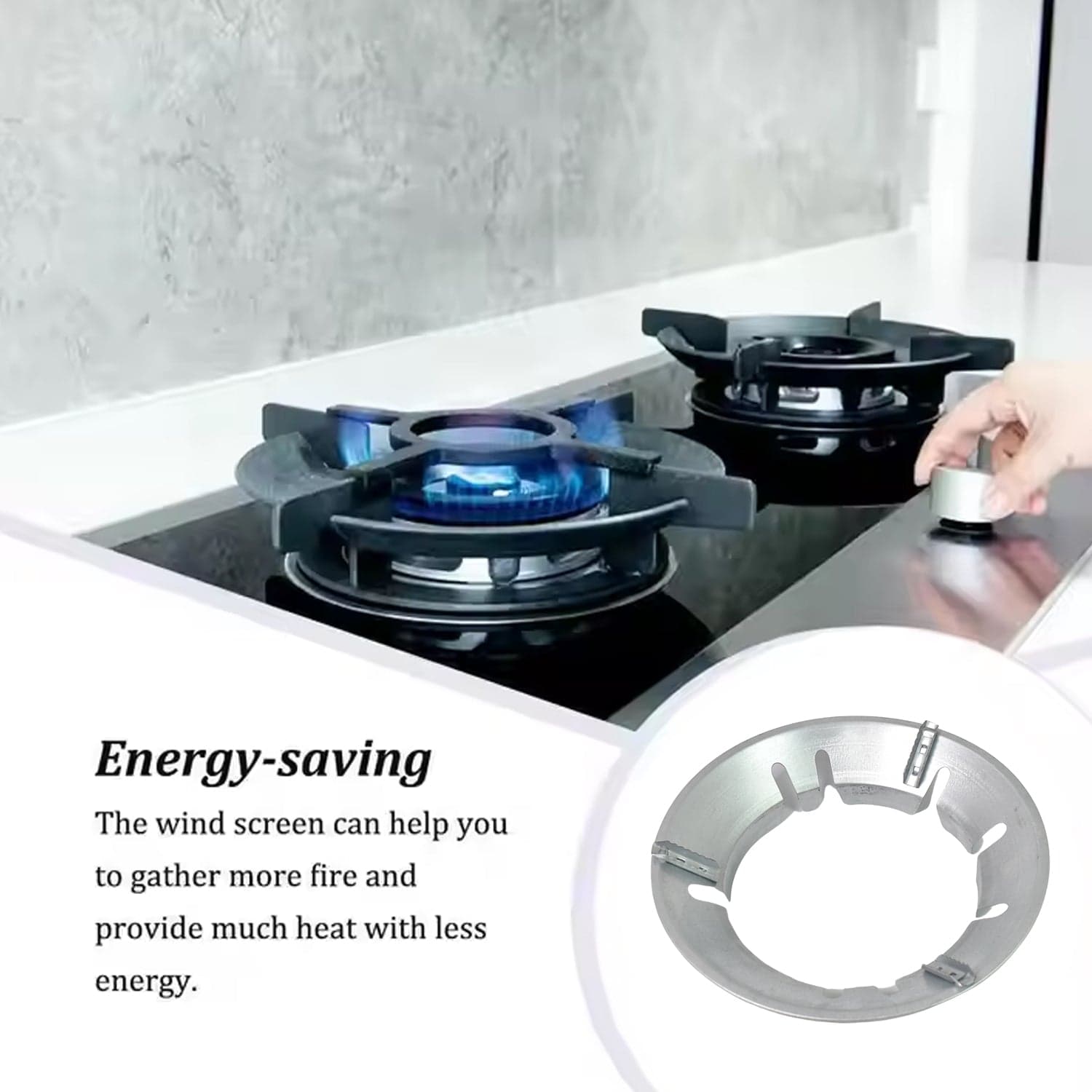 Gas Stove Burner Cover / Stand (221 Gm / 1 Pc) thumbnail 3