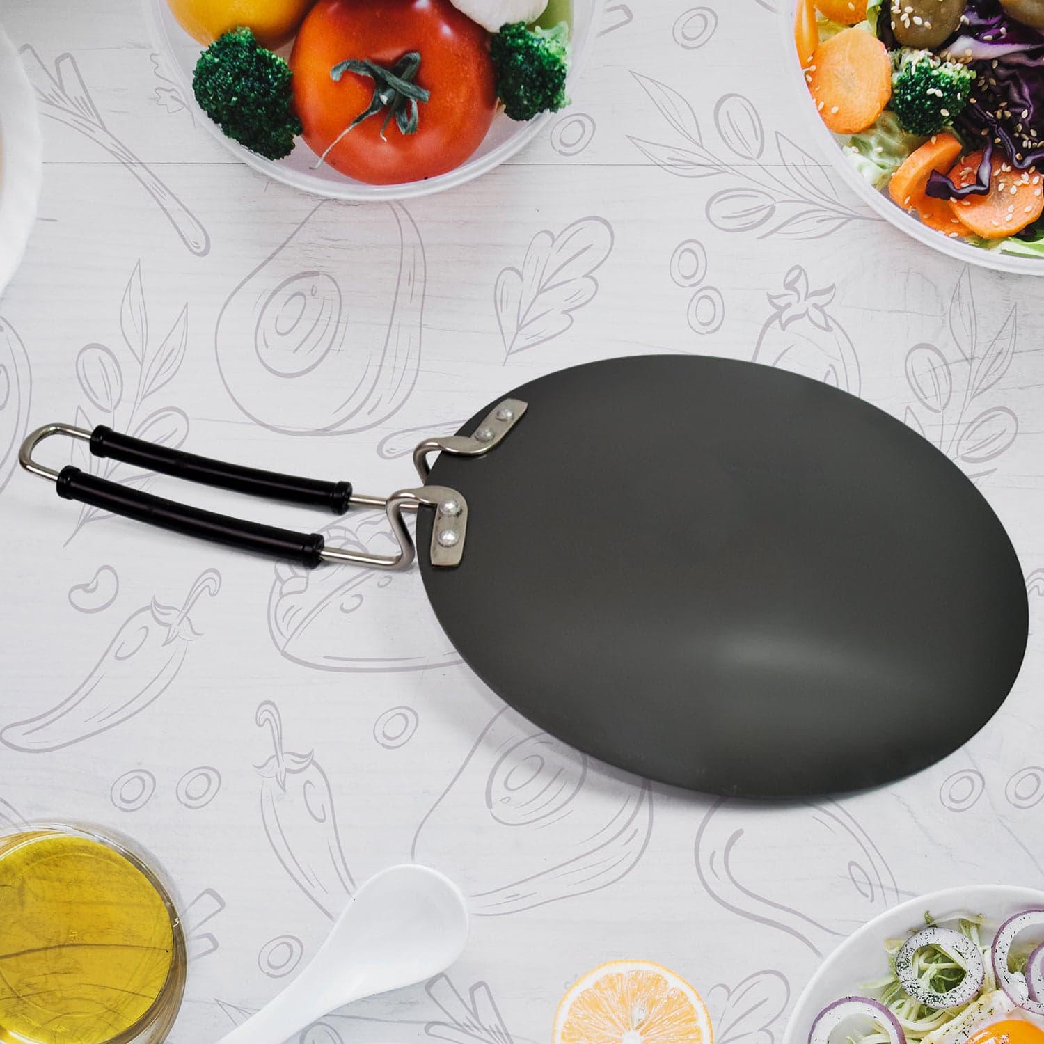 Multi Purpose Aluminium Rays Roti Tawa (9 Inch / 2-Year Warranty thumbnail 3