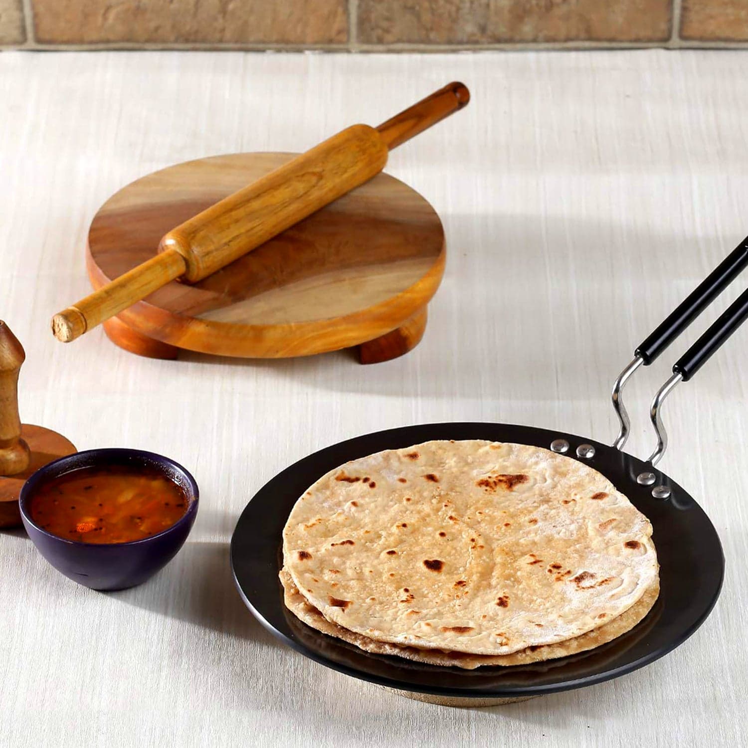 Multi Purpose Aluminium Rays Roti Tawa (9 Inch / 2-Year Warranty thumbnail 6