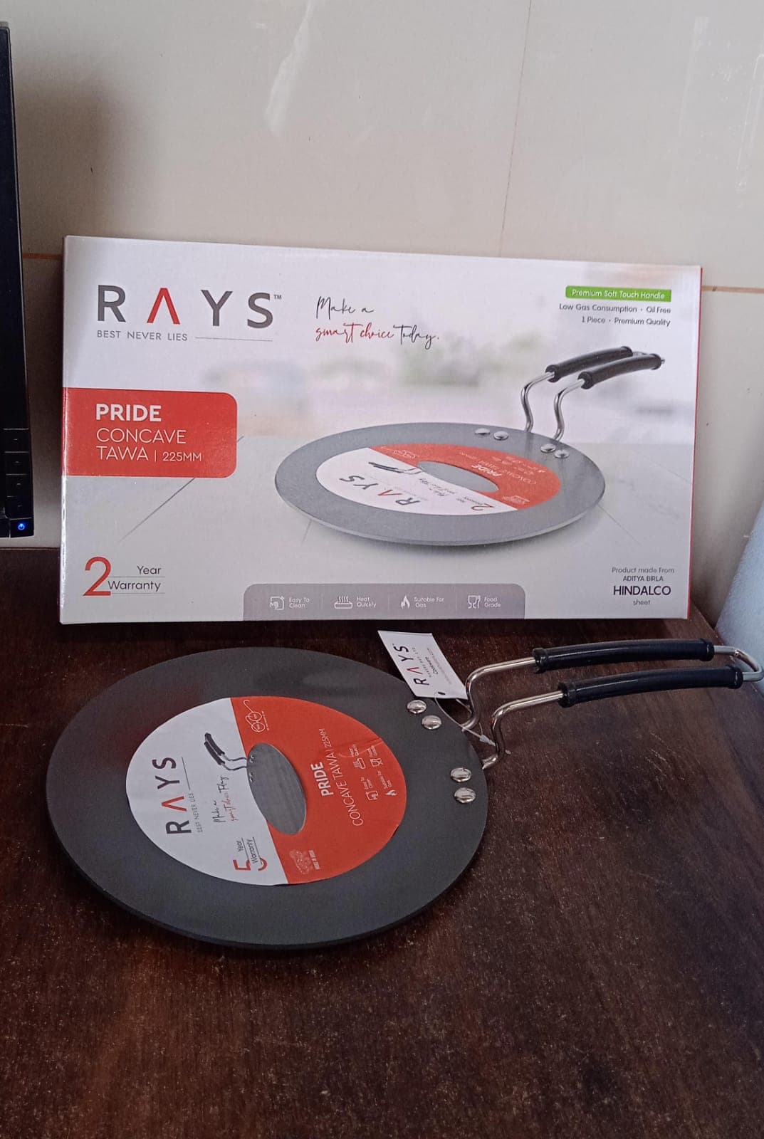 Multi Purpose Aluminium Rays Roti Tawa (9 Inch / 2-Year Warranty thumbnail 8