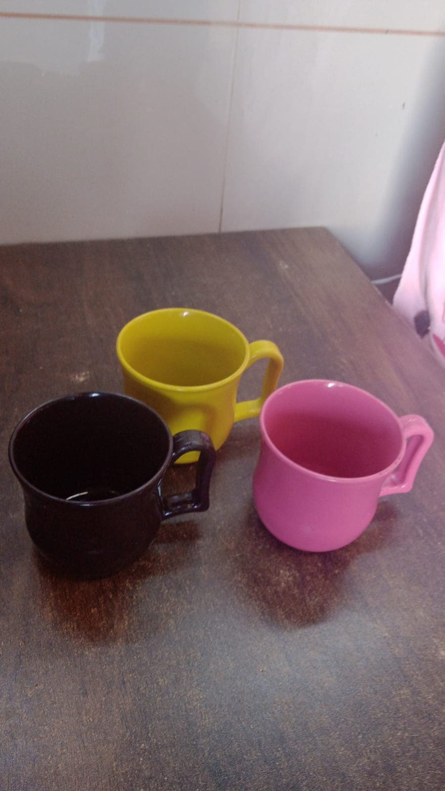 Premium Plastic Coffee / Tea Cups / Mug with Handle (1 Pc / Loose / Mix Color) thumbnail 11