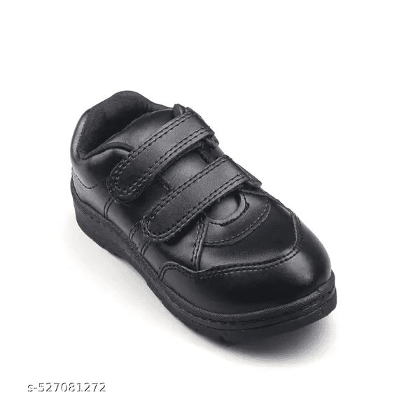 LIFEO Casual Black School Shoes For Girls & Boys Buckle Very Comfortable And Lightweight For Kids Black School Shoe For Girls & Boys thumbnail 3
