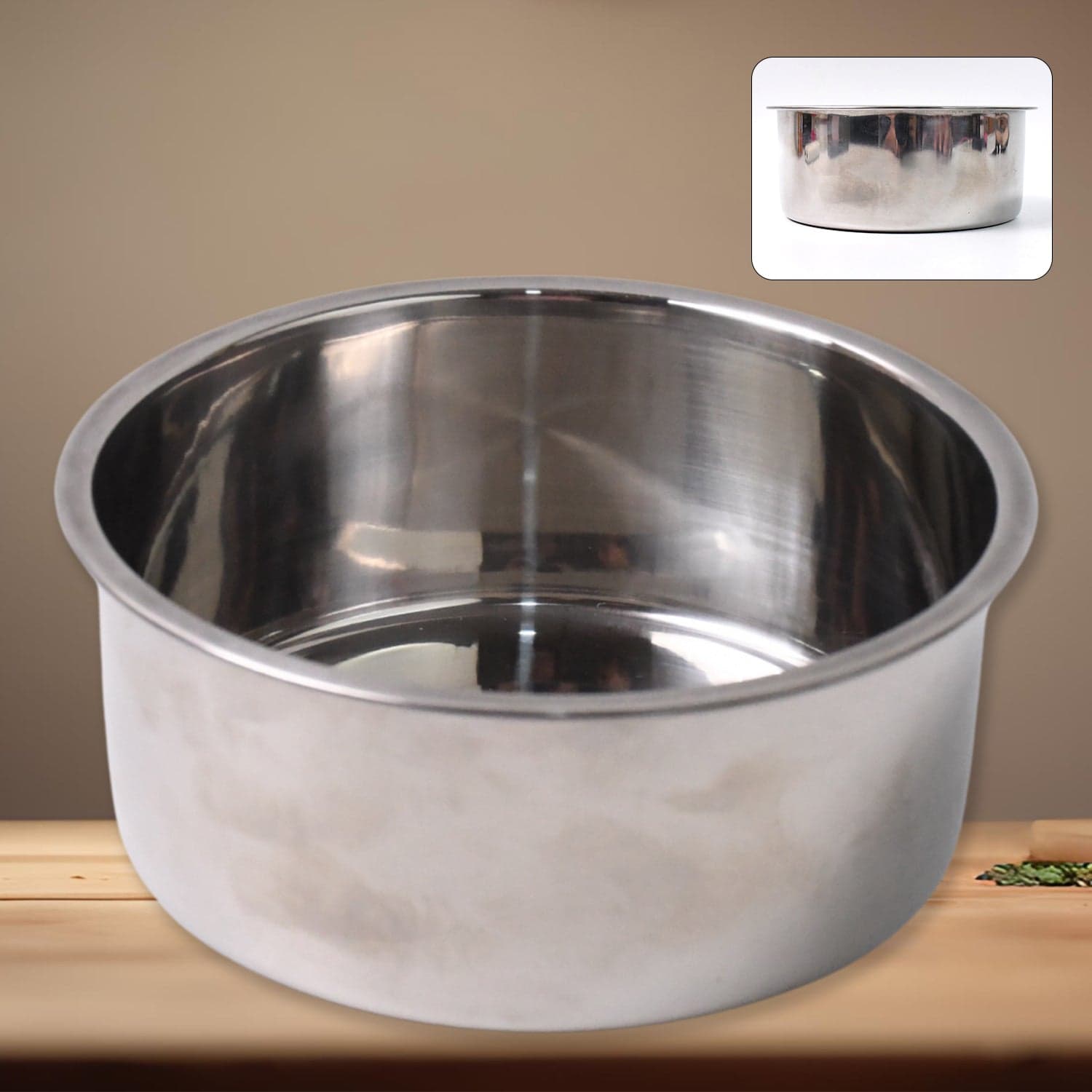 Stainless Steel Table Small Dish Bowl Plate Set for Side Dish, Sauce (1 Pc) thumbnail 3