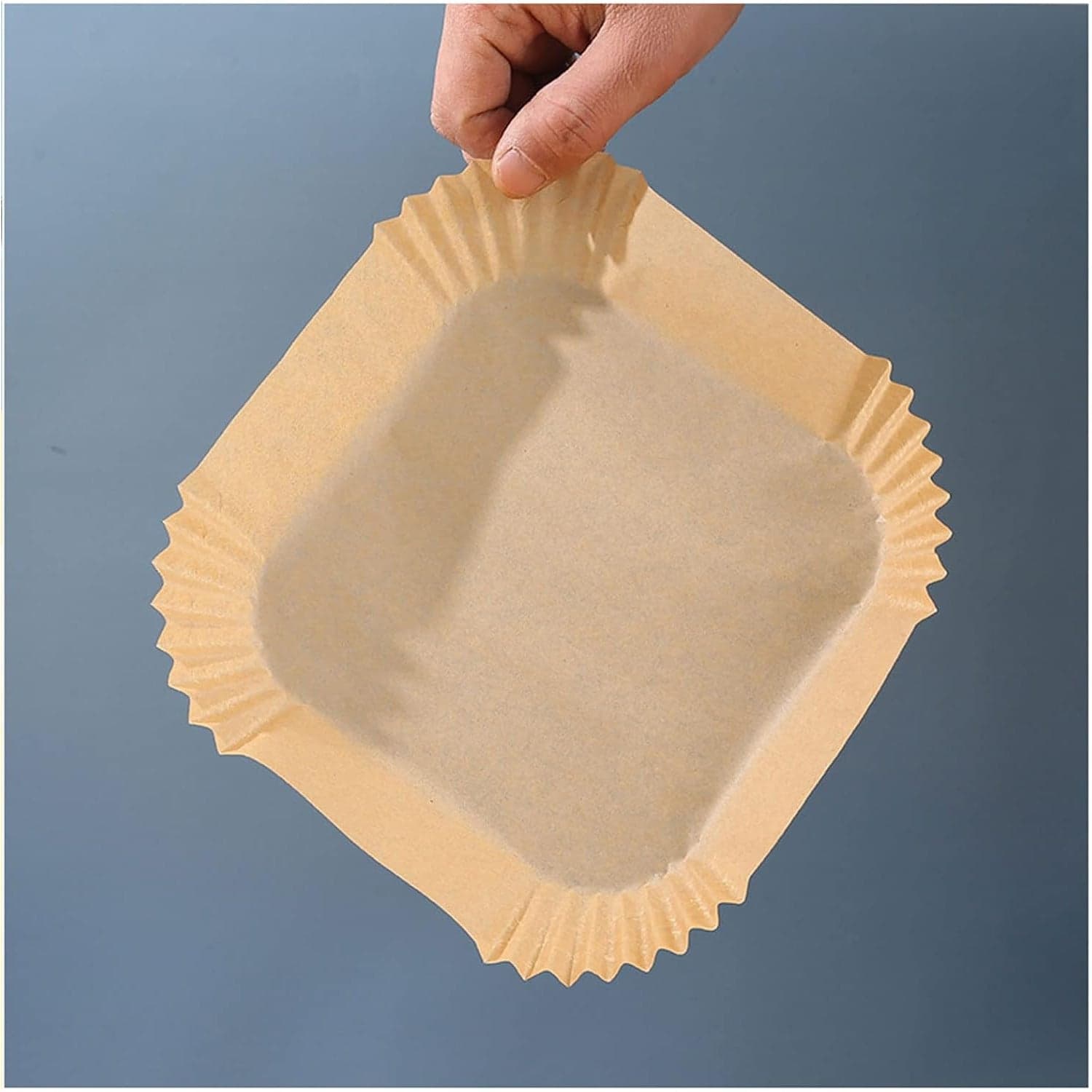 Square Air Fryer Disposable Paper Liner (50 Pcs Set / 160mmx45mm) thumbnail 4