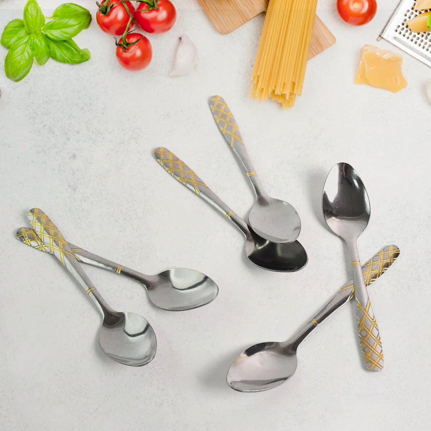 Stainless Steel Table Spoons / Baby Spoon Set Set of 6 thumbnail 3
