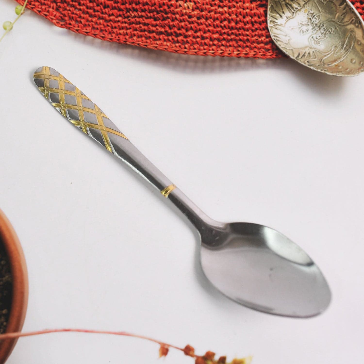 Stainless Steel Table Spoons / Baby Spoon Set Set of 6 thumbnail 4