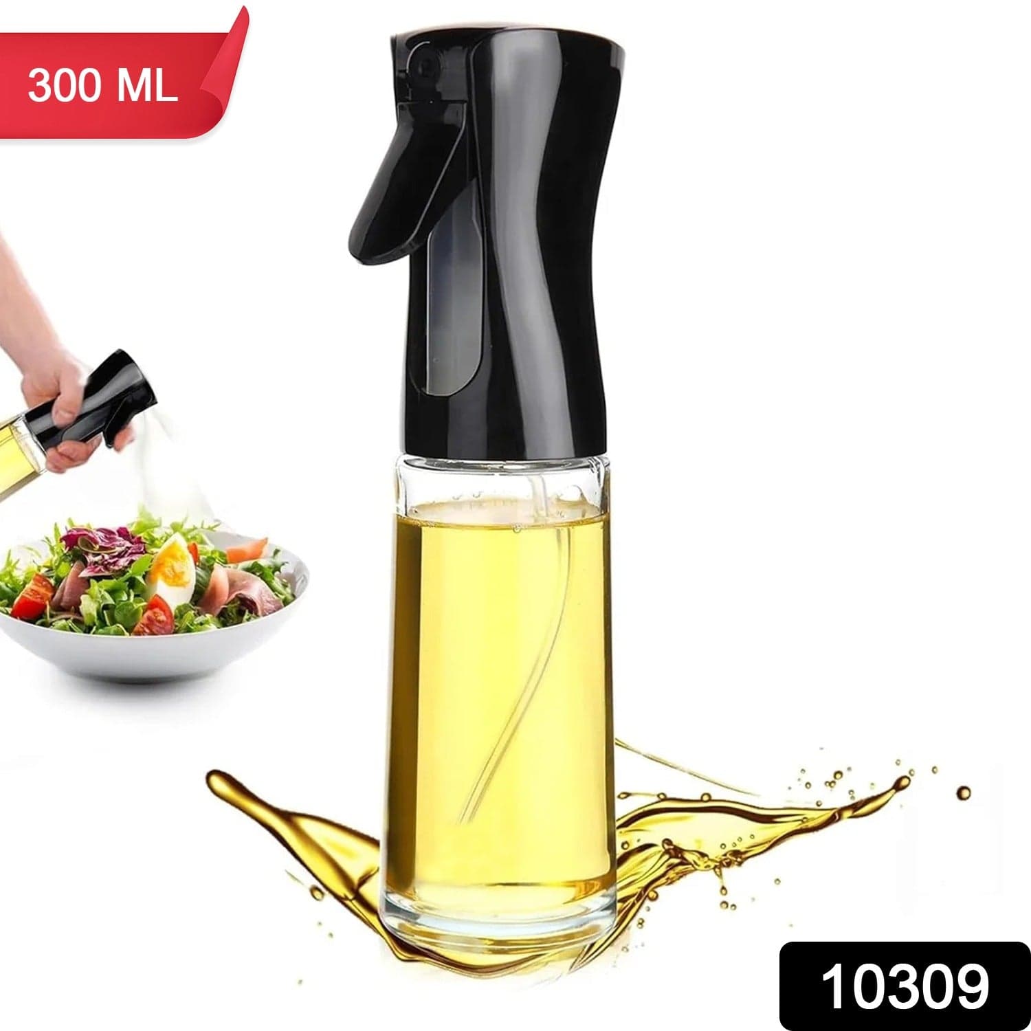 Plastic Oil Spray Bottle - Versatile Kitchen Gadgets (300 ML) thumbnail 2