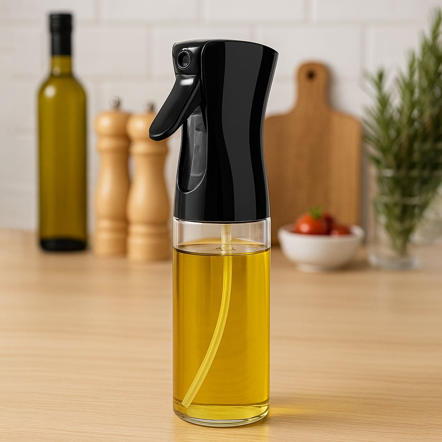 Plastic Oil Spray Bottle - Versatile Kitchen Gadgets (300 ML) thumbnail 3