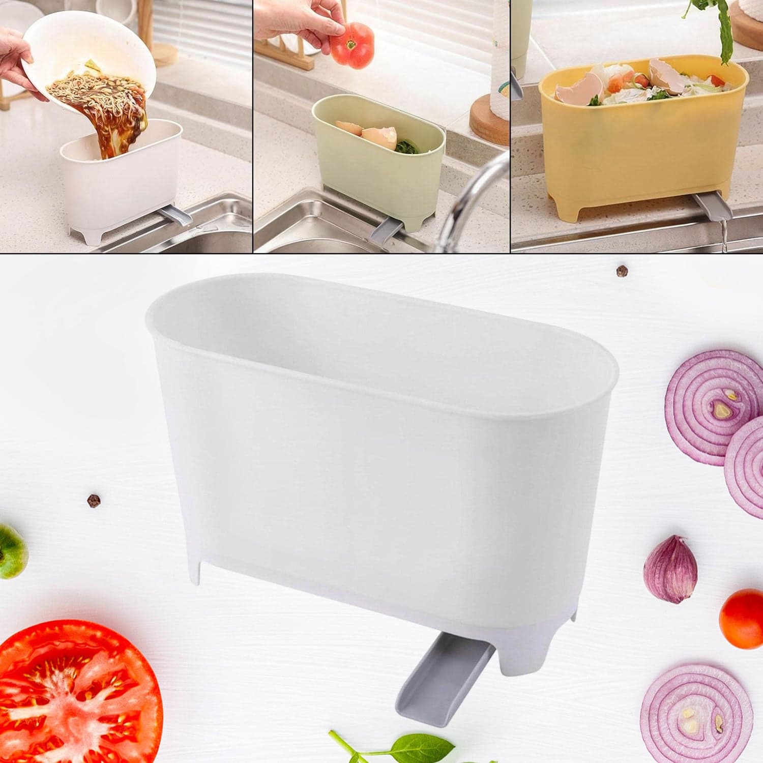 Sink Trash Can Strainer Multi Purpose Sink Kitchen (1 Pc) thumbnail 1