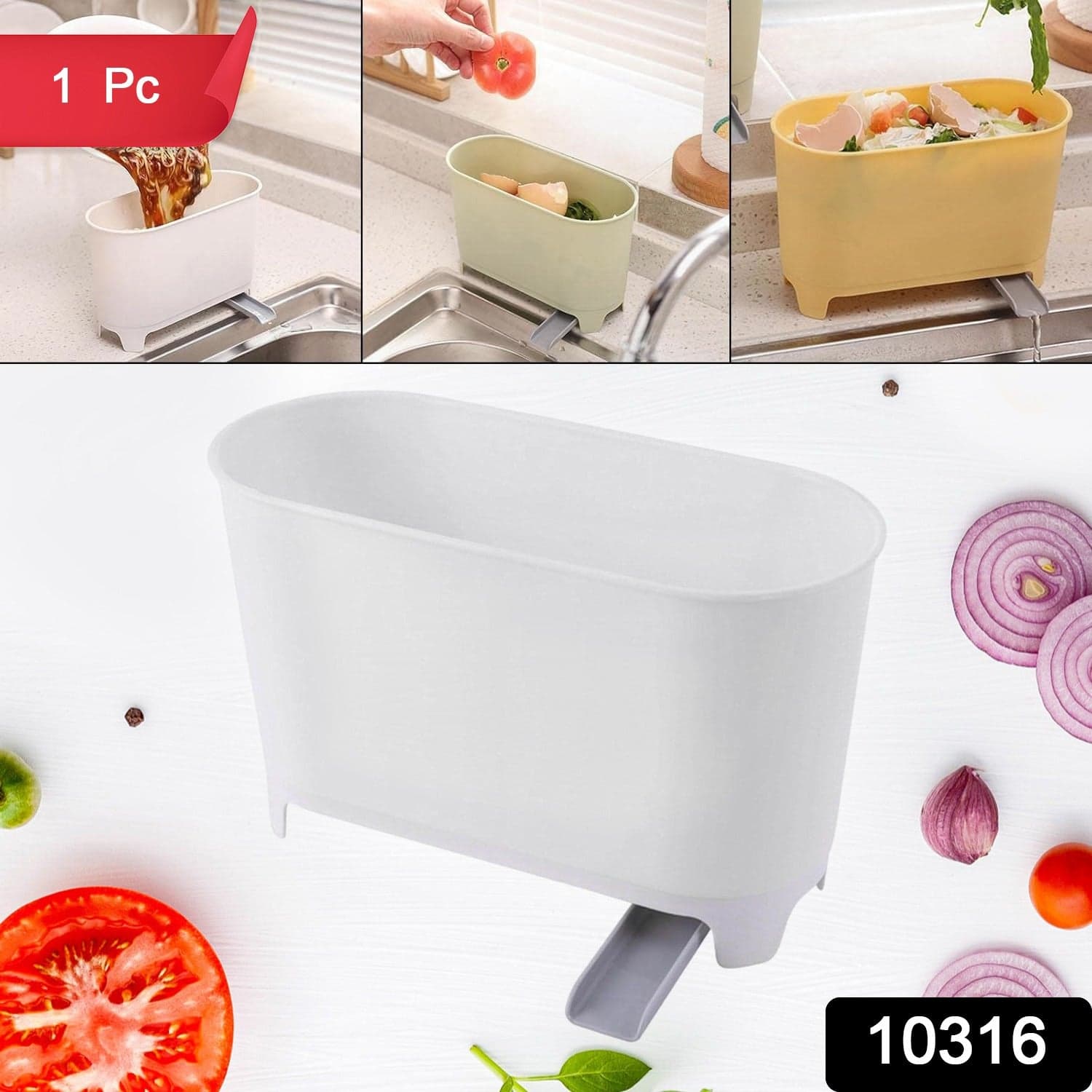 Sink Trash Can Strainer Multi Purpose Sink Kitchen (1 Pc) thumbnail 2