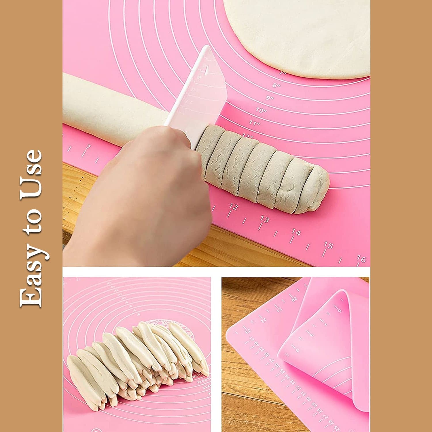 Rolling Baking Mat with Measurements (65—45 Cm / 1 Pc) thumbnail 3