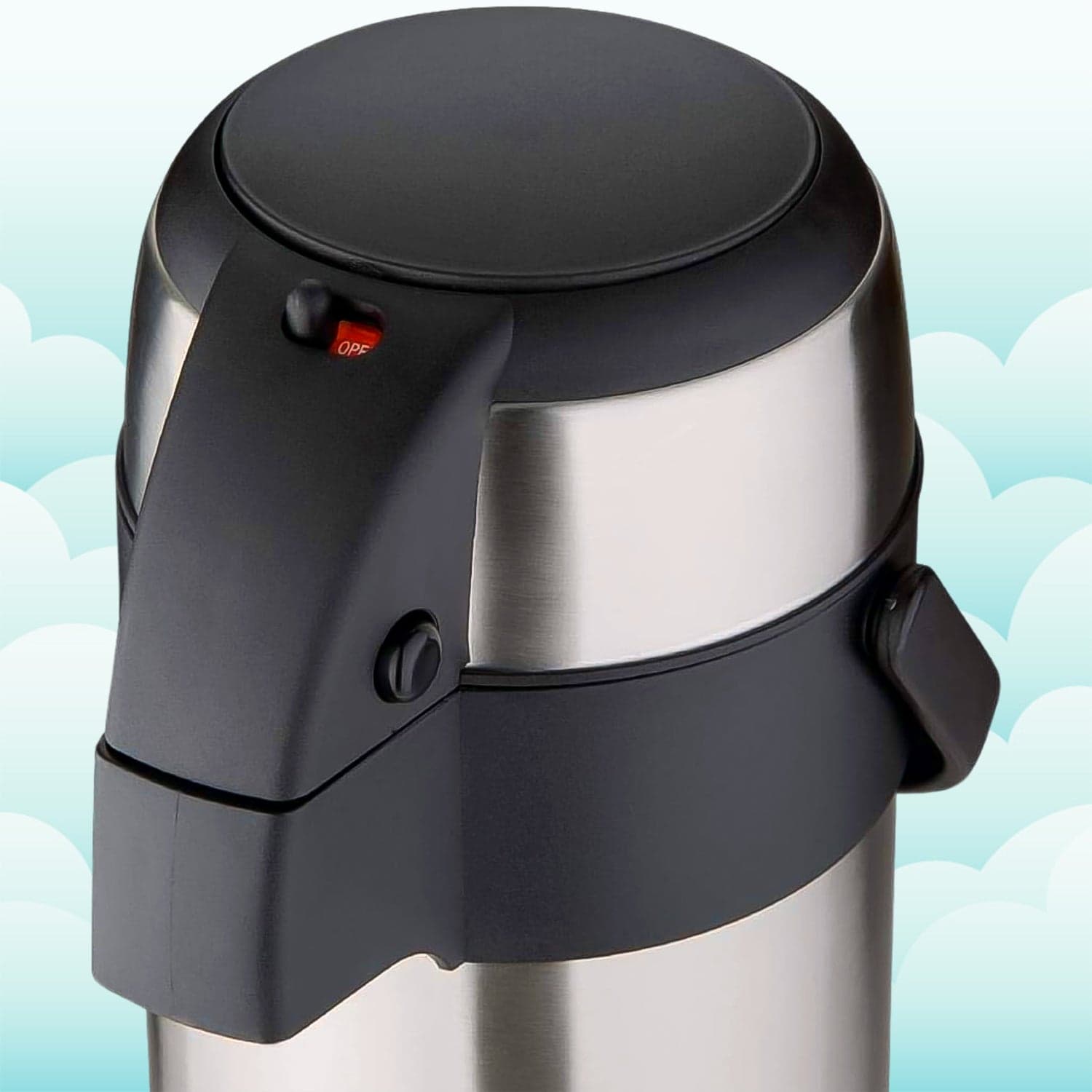 Beverage Dispenser Stainless Steel for Serving Tea and Coffee, Thermos steel (4000 ML) thumbnail 4
