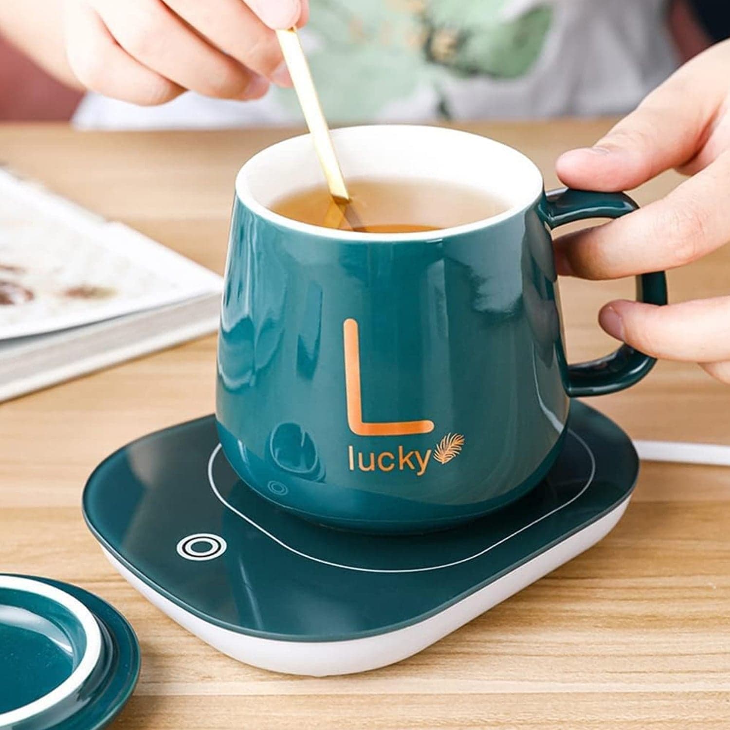 USB Coffee Mug Heater of Electric Cup Warmer (1 Set) thumbnail 1