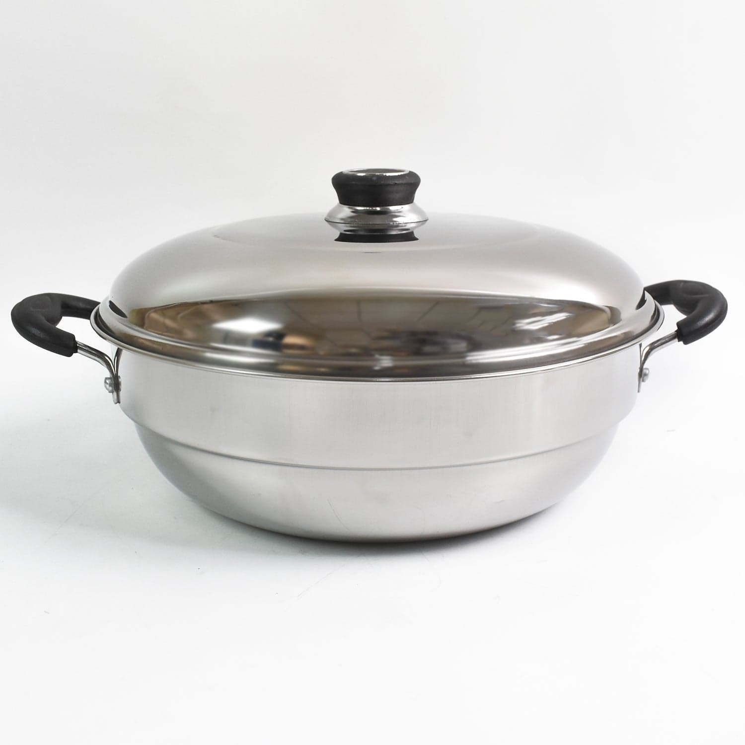 Stainless Steel Multi Kadai With 4 Plates In 1, 2 Idli Plates, 1 Dhokla Plate, 1 Patra Plate, 1 Kadai With 1 Lid (6 Pcs Set) thumbnail 5