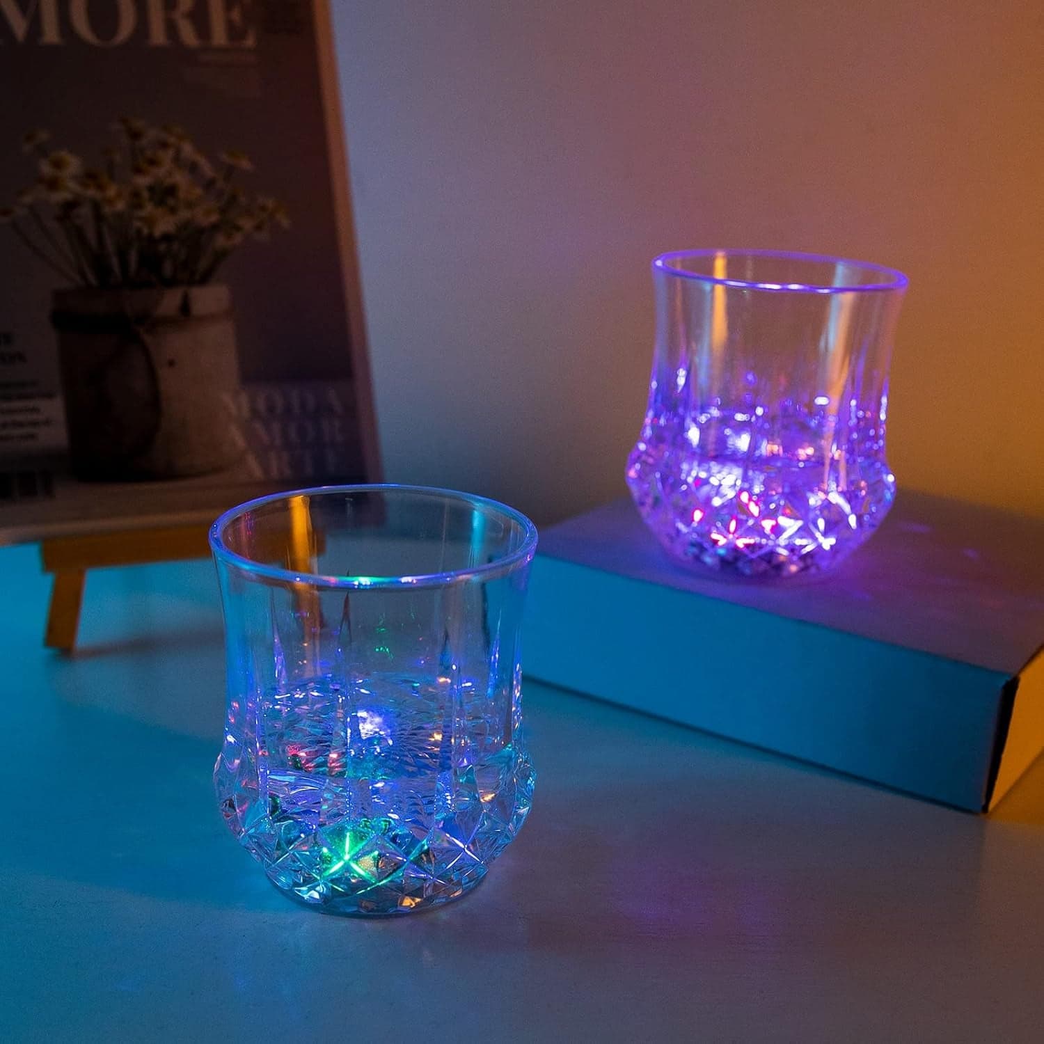 LED Light-up Cup Water Inductive Rainbow Color Changing LED (1 Pc) thumbnail 1