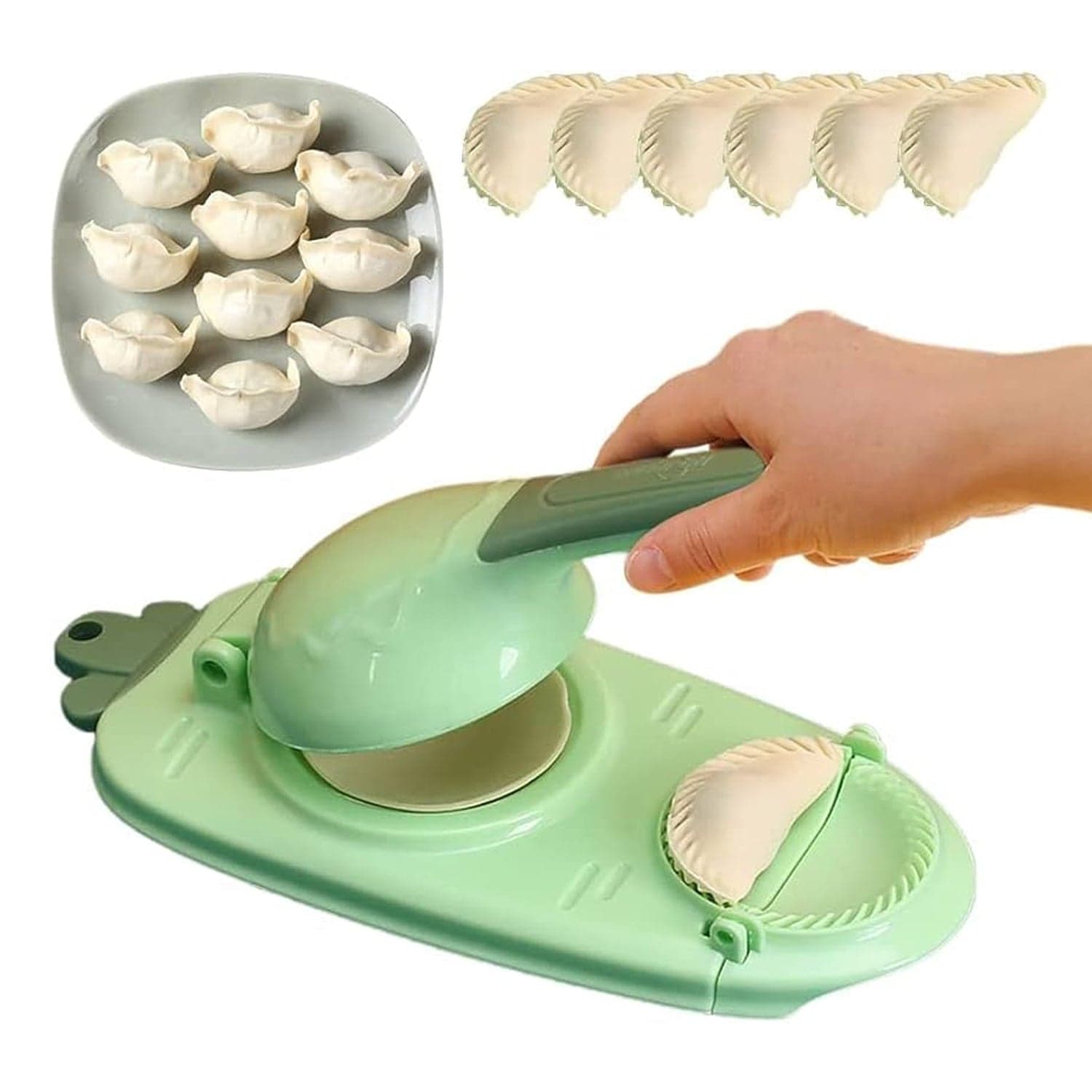 2 In 1 Dumpling Maker, Portable Dumpling Wrappers Maker (1 Pc) thumbnail 1