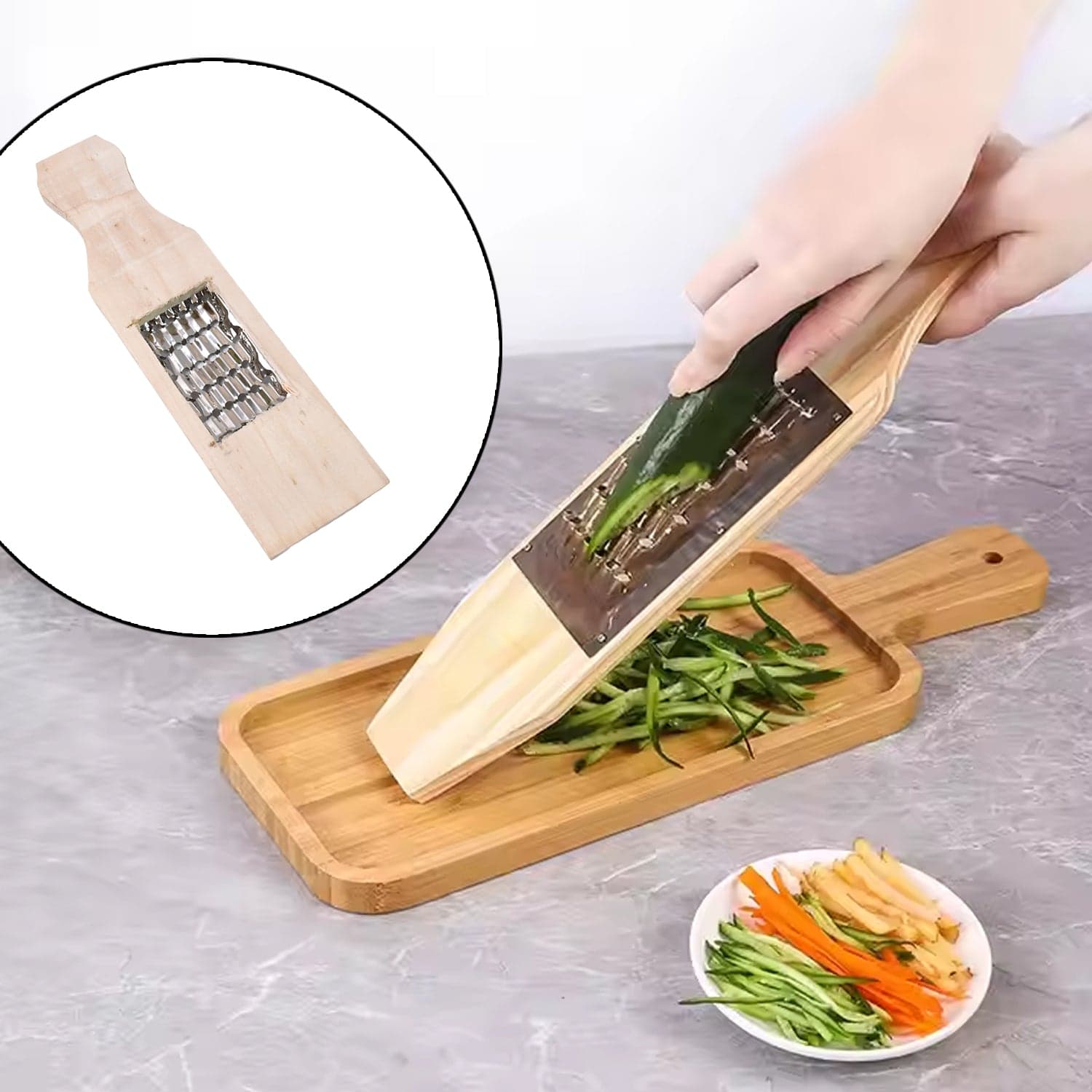Vegetable Shredder Slicer Fry Cheese Grater Food Vegetables Kitchen thumbnail 3