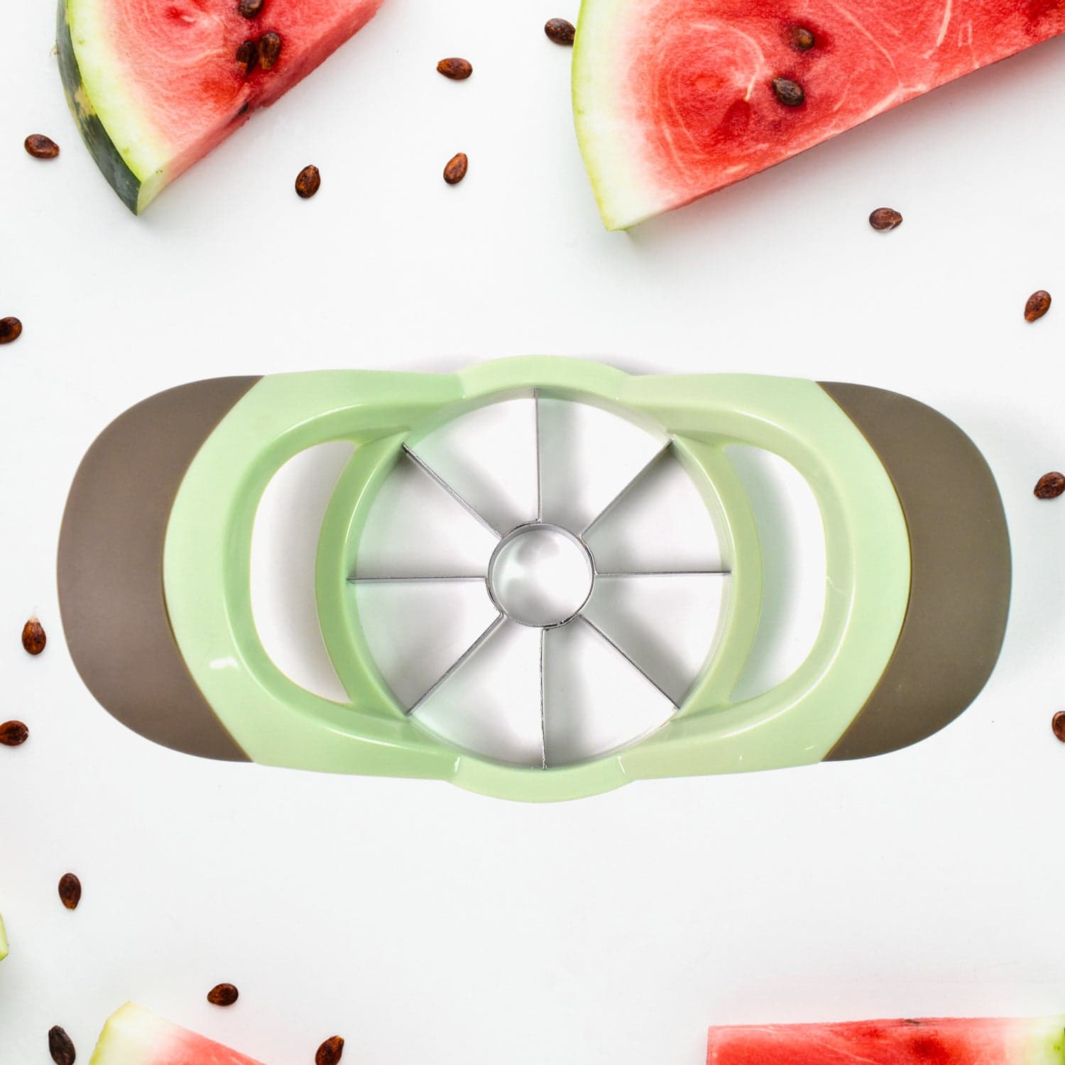 Fruit and Vegetable Cutter Stainless Steel Fruit Separator, 8-cut apple slicer (1 Pc) thumbnail 4
