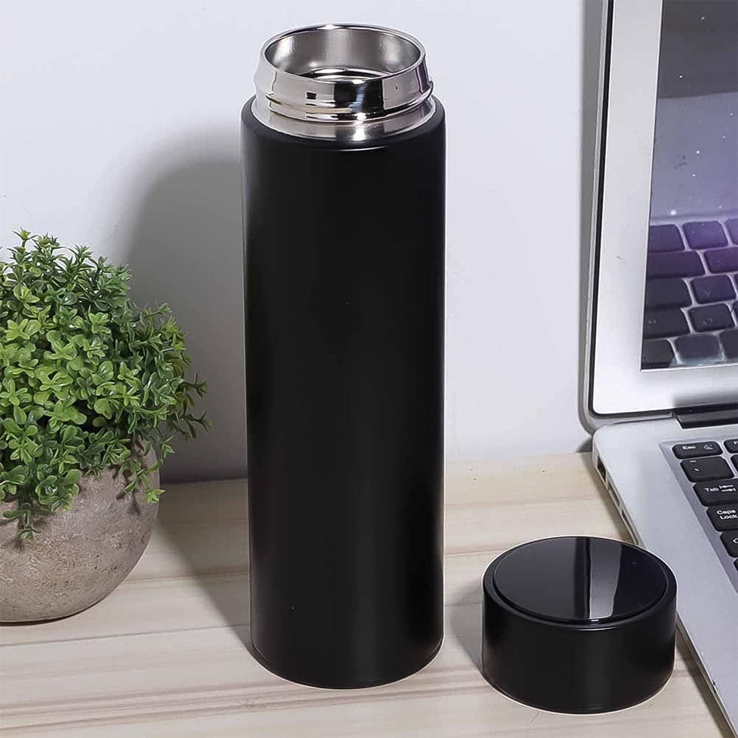 Thermal Coffee Carafe Tea Pot & Water Bottles, With Led Display (Bottle 500 Ml & Pot 1000 Ml / 2 Pc) thumbnail 5