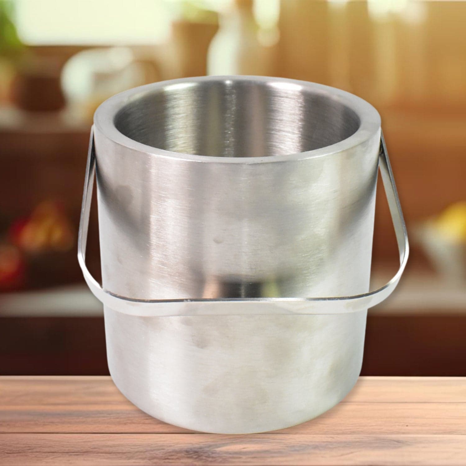 Stainless Steel Ice Buckets with Lid (1.3 Liters Approx) thumbnail 4