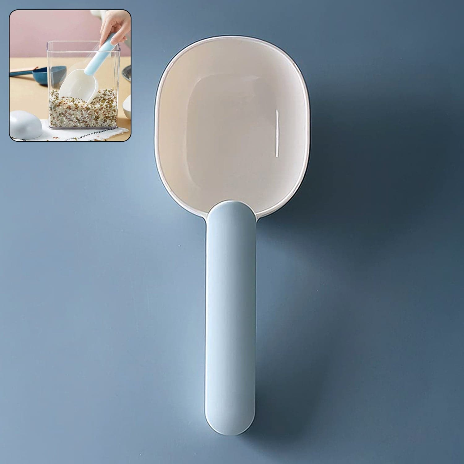Large Plastic Measuring Spoons Flour Scoops for Home Kitchen (1 Pc) thumbnail 6