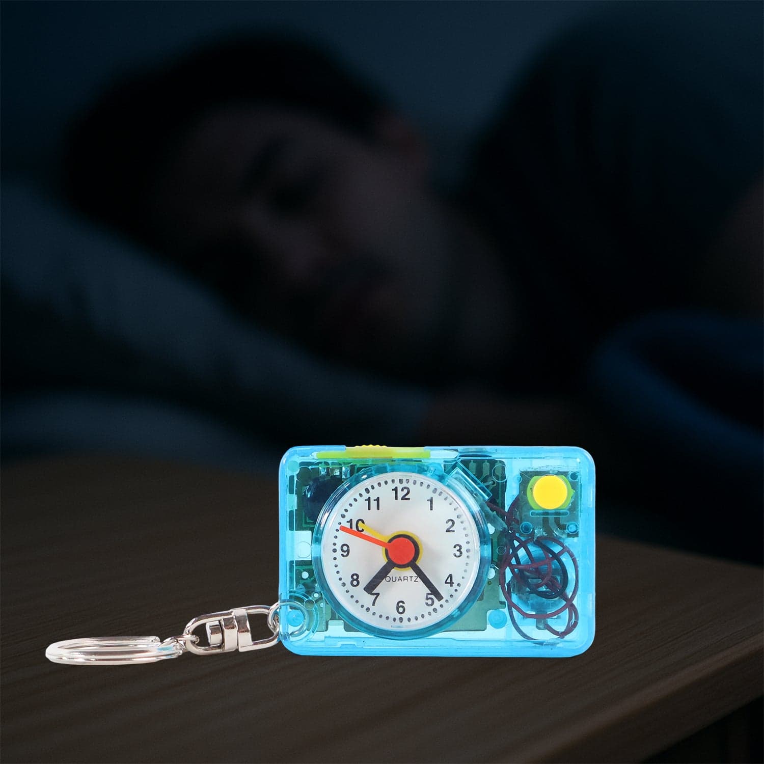 Mini Alarm Clock Keychain 1Pc thumbnail 3
