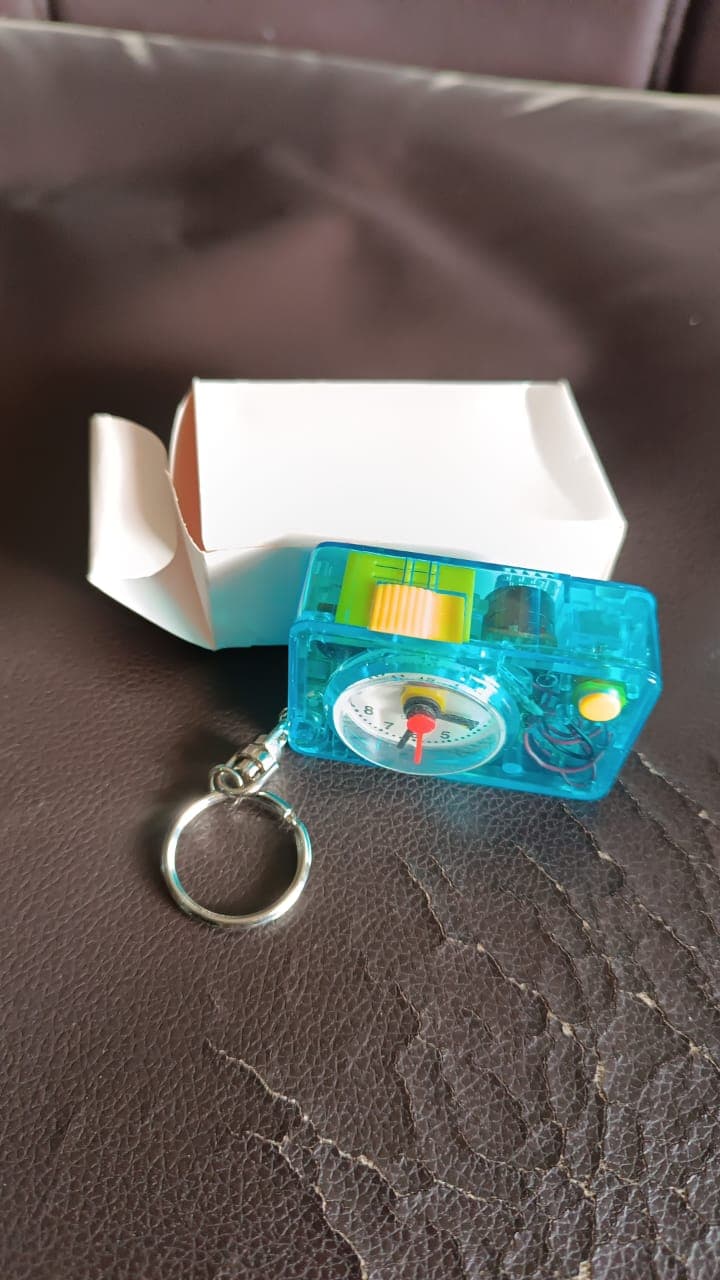 Mini Alarm Clock Keychain 1Pc thumbnail 6