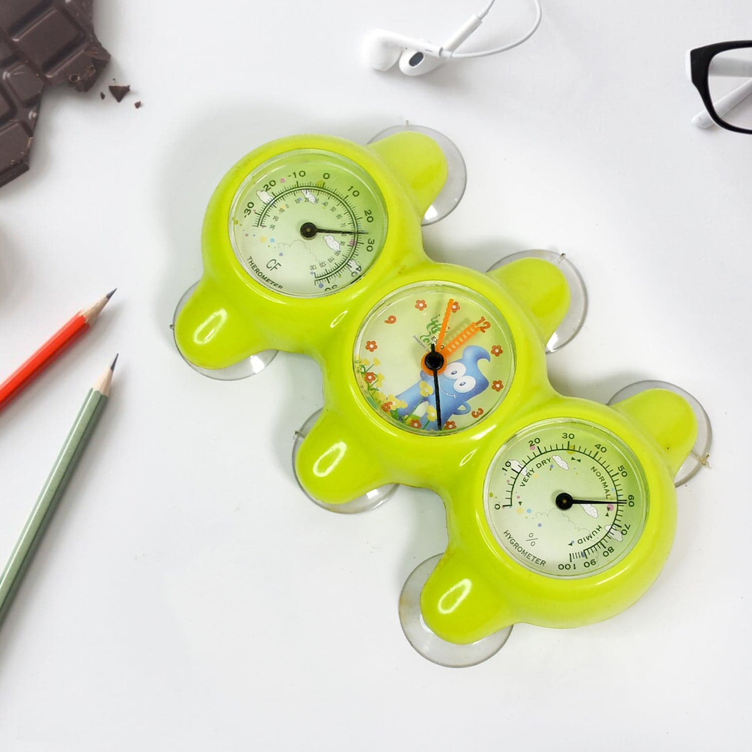 Plastic 3 in 1 Precision Desktop Clock (1 Pc) thumbnail 3
