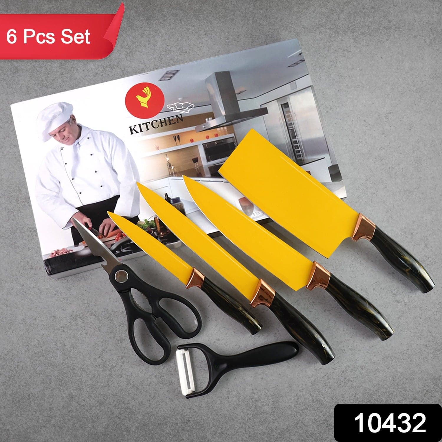 Professional Kitchen Knife 6Pc thumbnail 1