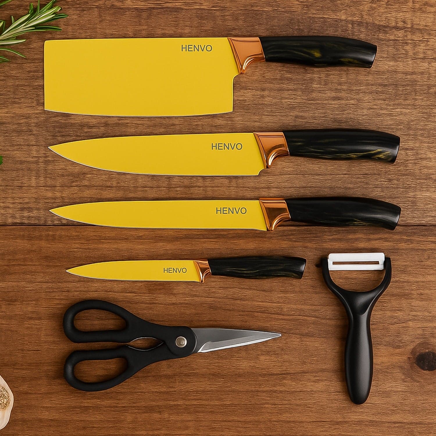 Professional Kitchen Knife 6Pc thumbnail 3