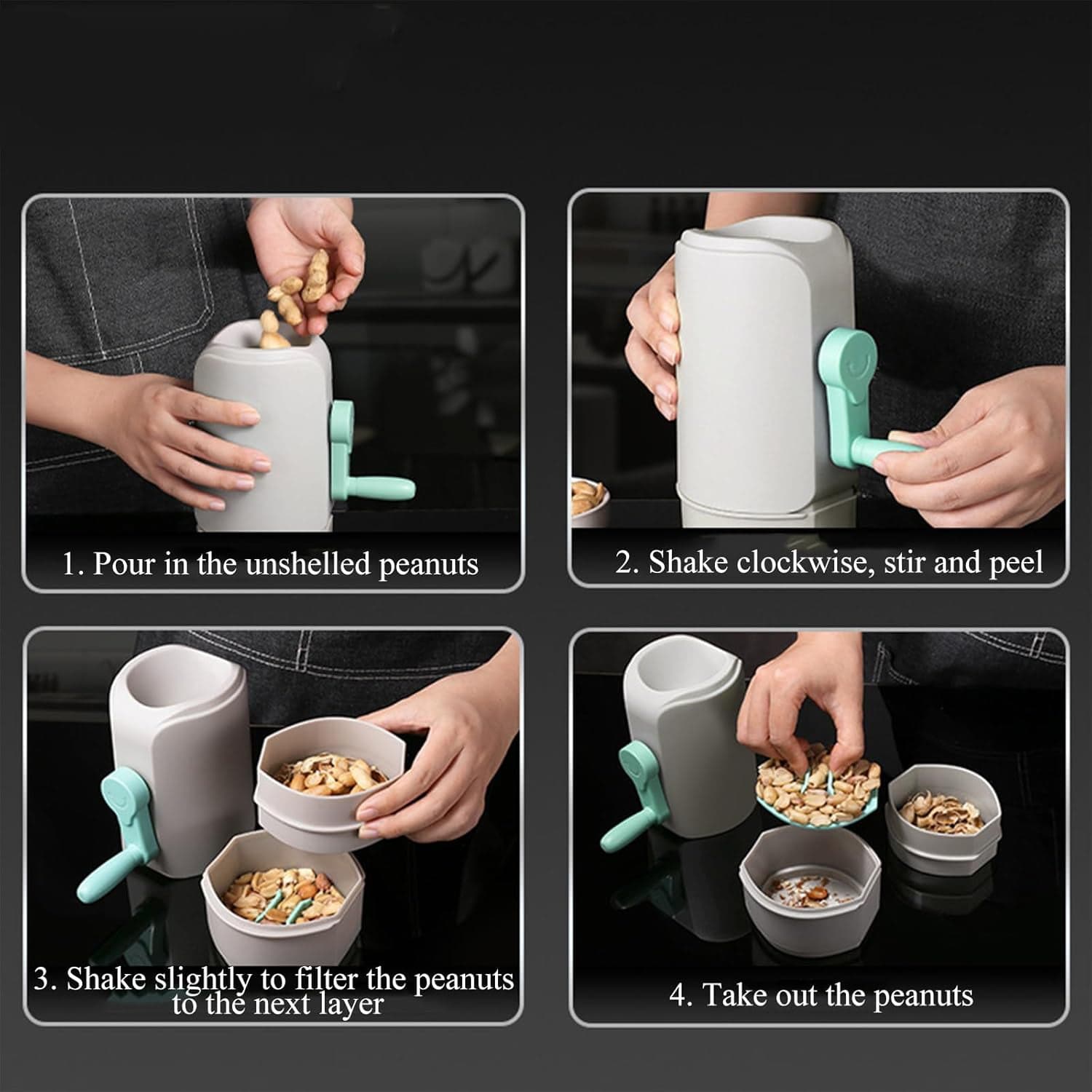 Manual Hand Crank Peanut Sheller Machine thumbnail 7
