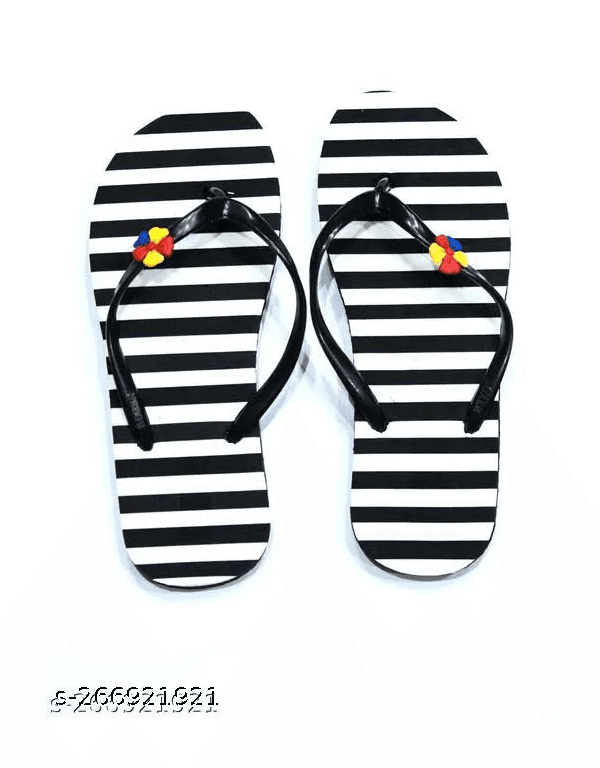 LifeO- Women's and Girls daily wear latest stylish multicolor light weight slip on slippers thumbnail 2
