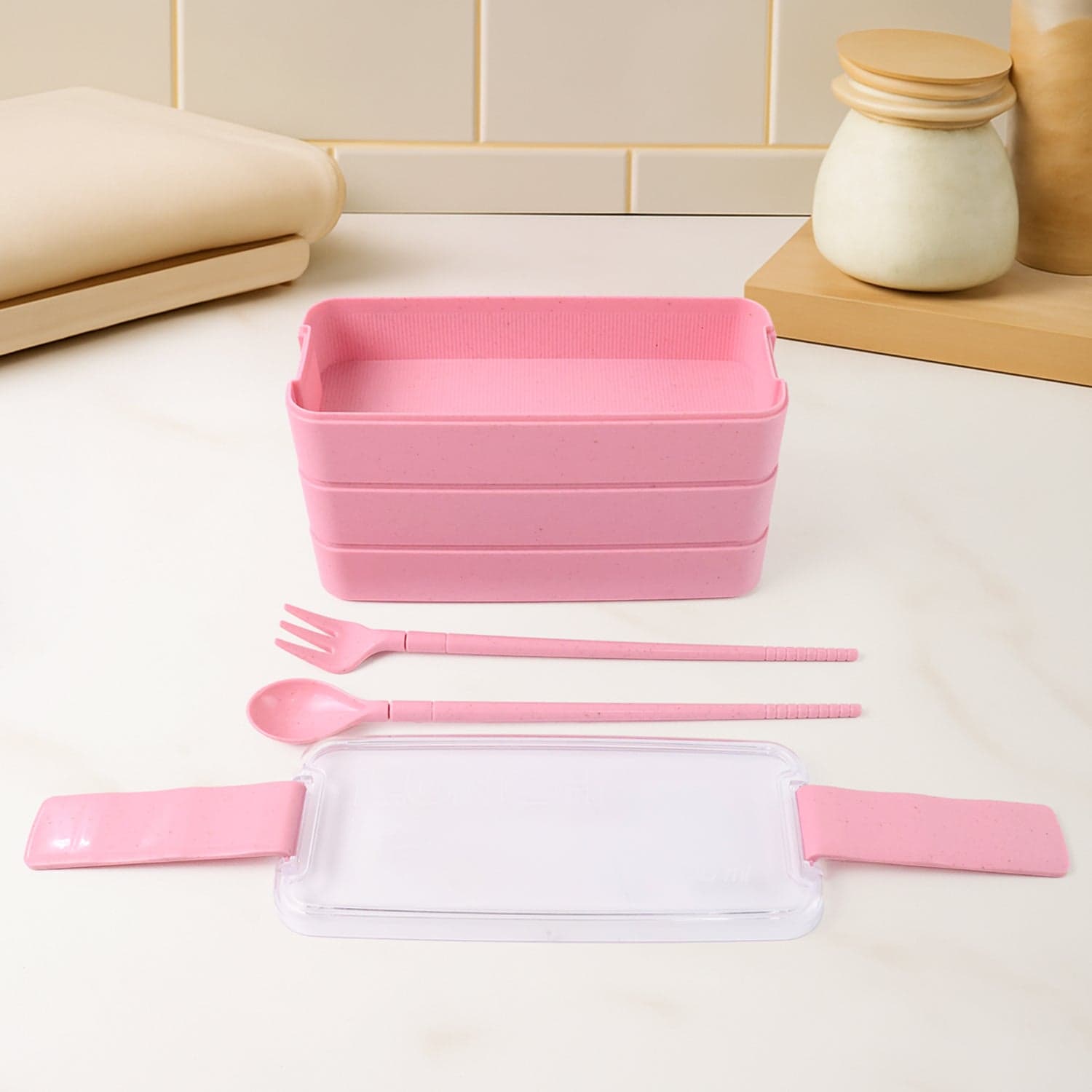 3Layer Bento Lunch Box Set thumbnail 5