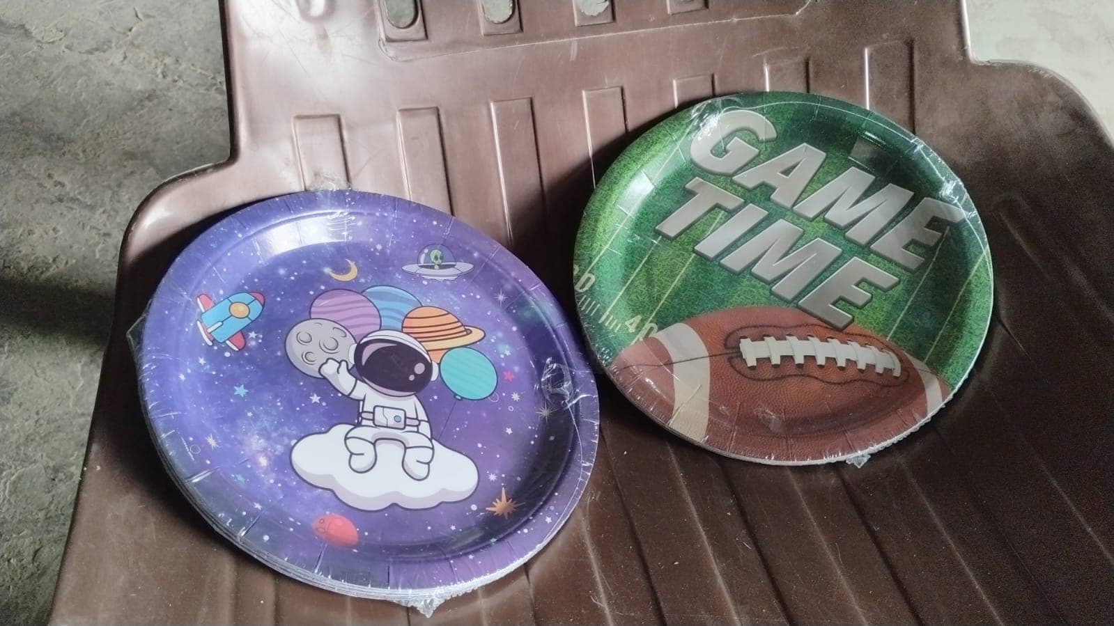 Round Plates Disposable Paper Plates Happy Birthday, Gift (10 Pcs Set / Mix Design) thumbnail 11