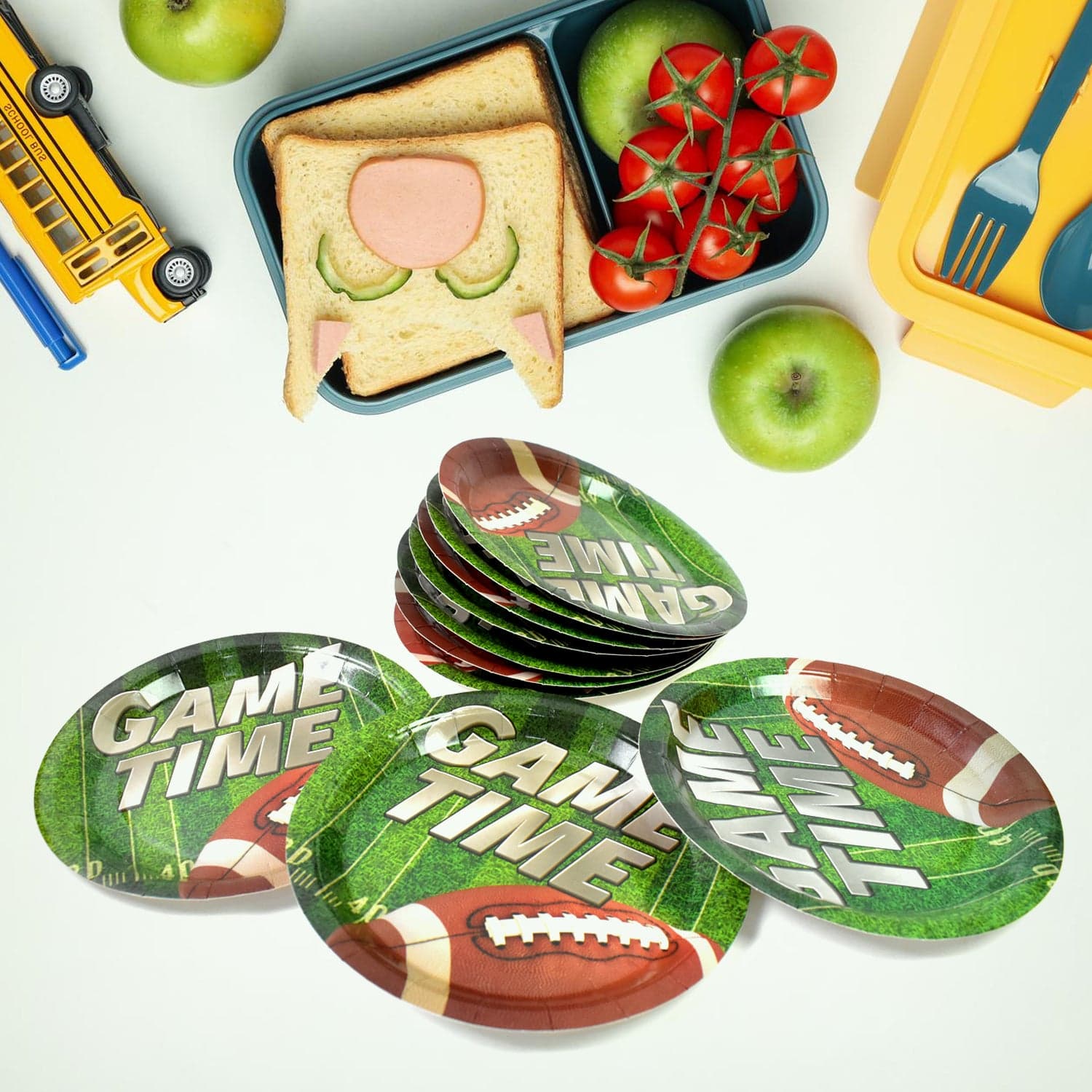 Round Plates Disposable Paper Plates Happy Birthday, Gift (10 Pcs Set / Mix Design) thumbnail 4