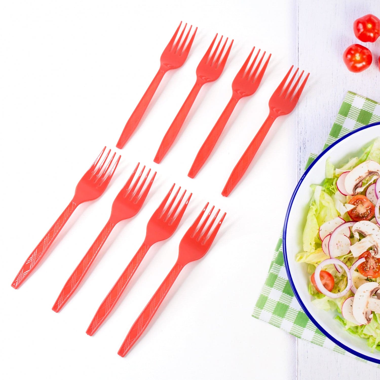 Premium Disposable Plastic Forks 1 Pc thumbnail 3