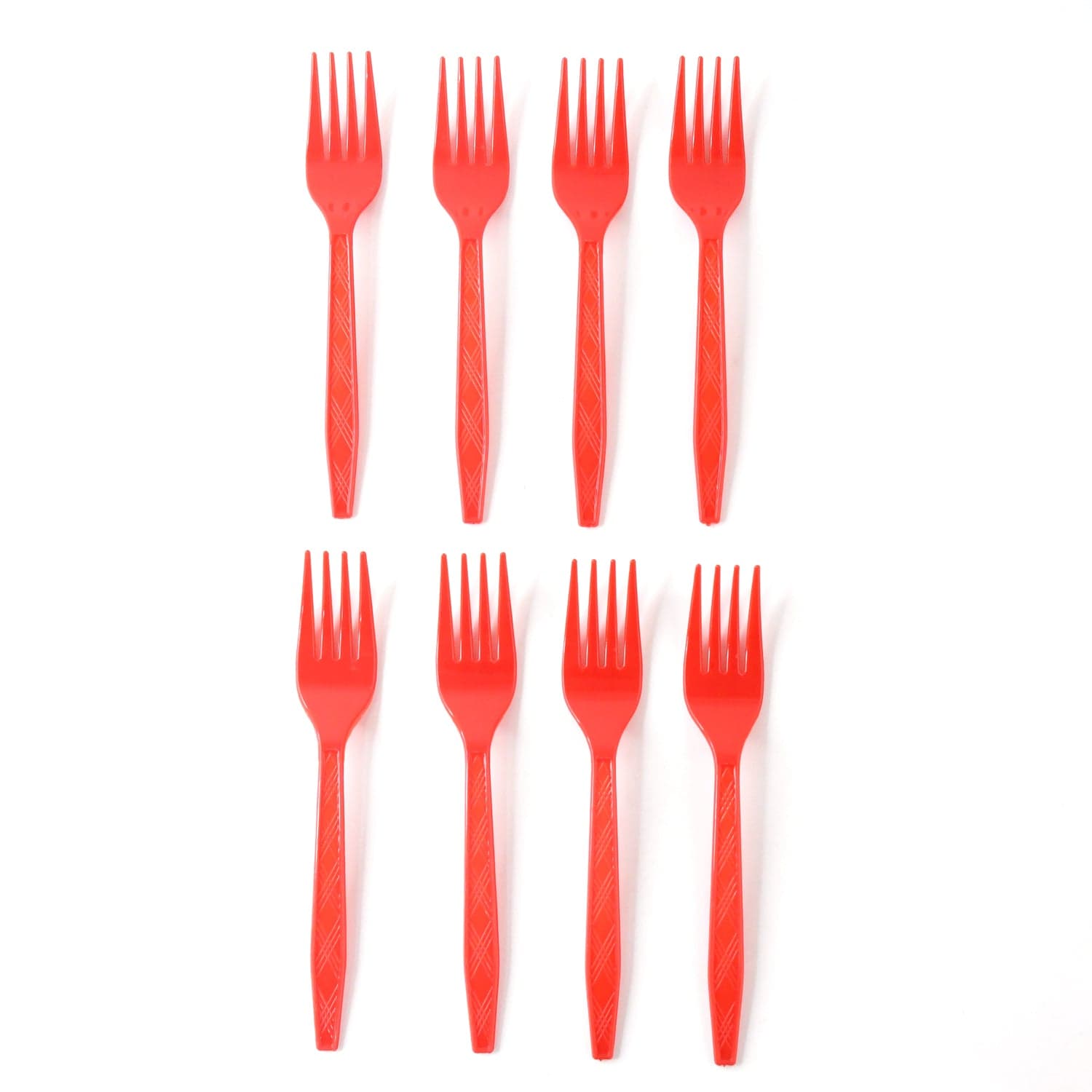 Premium Disposable Plastic Forks 1 Pc thumbnail 4