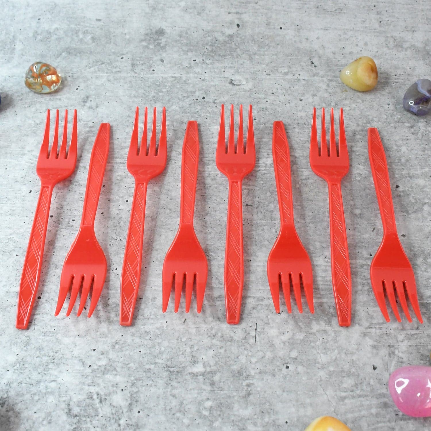 Premium Disposable Plastic Forks 1 Pc thumbnail 5