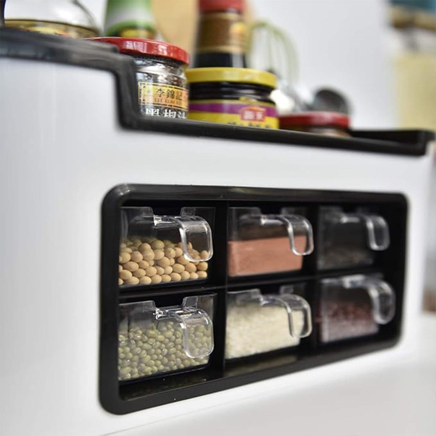 Multifunctional Kitchen Storage Organizer Rack thumbnail 5