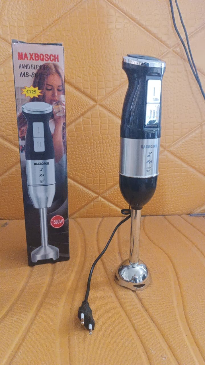 Stainless Steel Handheld Emulsion Blender With Four-blade Blade (1500W / 1 Pc) thumbnail 9