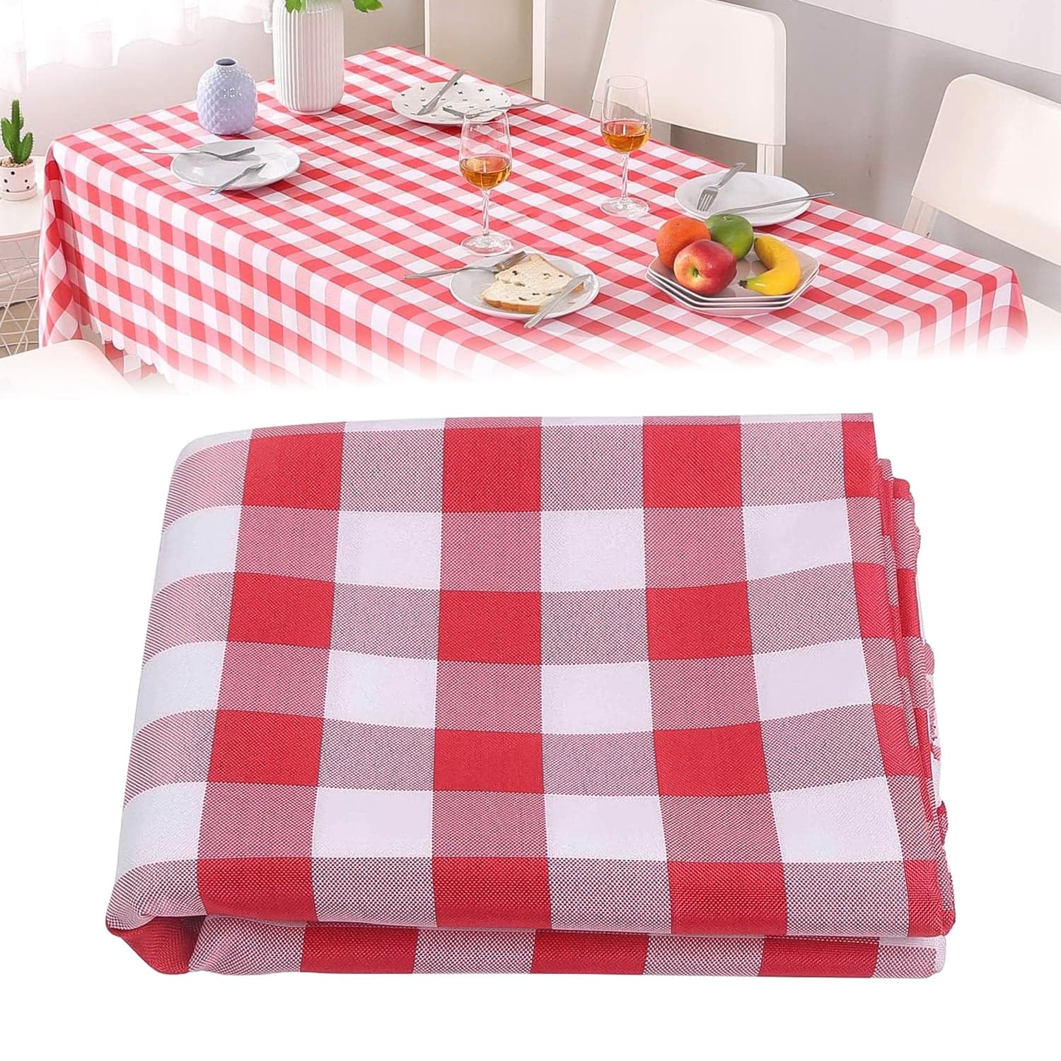 Reusable Table Cloth / Cover for Dining Picnic (140x180 Cm / 1 Pc) thumbnail 1